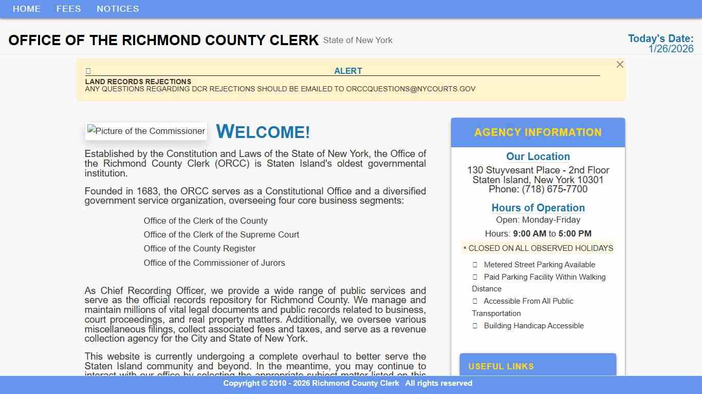 Richmond County Clerk New York